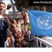 Enfant libanais sous la protection de l'ONU